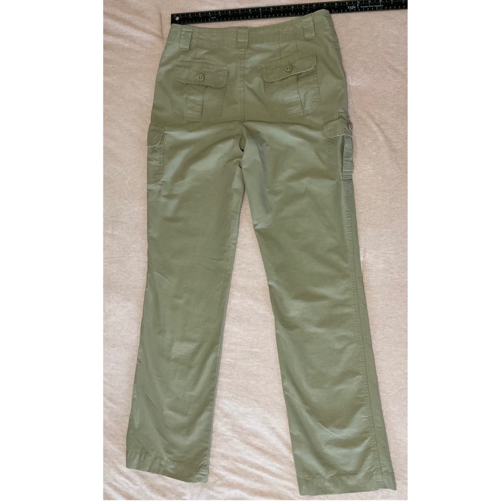 Cabelas Womens Cargo Pants Straight Leg Cotton Tencel Size 4/35 - Picture 9 of 10